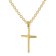 trendor 28349 Halskette Mit Kleinem Kreuz-Anhänger Gold 333/8K 1