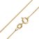 trendor 28385 Kreuz für Kinder Gold 585/14K Bicolor + Vergoldete Silberkette 5