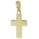 trendor 28392 Kreuz-Anhänger für Kinder Gold 585/14K mit goldplattierter Kette 3