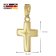 trendor 28392 Kreuz-Anhänger für Kinder Gold 585/14K mit goldplattierter Kette 7