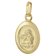 trendor 28466 Kinder-Anhänger Gold 333 Schutzengel an vergoldeter Silberkette 2