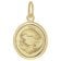 trendor 28468-03 Kinder Sternzeichen Fische Gold 333 mit vergoldeter Kette 2