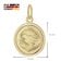 trendor 28468-03 Kinder Sternzeichen Fische Gold 333 mit vergoldeter Kette 6