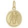 trendor 28468-06 Kinder Sternzeichen Zwilling Gold 333 mit vergoldeter Kette 2