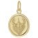 trendor 28468-07 Kinder Sternzeichen Krebs Gold 333 mit vergoldeter Kette 2