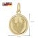 trendor 28468-07 Kinder Sternzeichen Krebs Gold 333 mit vergoldeter Kette 6