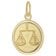 trendor 28468-10 Kinder Sternzeichen Waage Gold 333 mit vergoldeter Kette 2