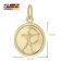 trendor 28468-12 Kinder Sternzeichen Schütze Gold 333 mit vergoldeter Kette 5
