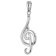 trendor 28587 Necklace with Treble Clef 925 Sterling Silver 2