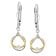 trendor 28543 Women's Dangle Earrings 925 Silver Two-Colour 2