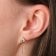 trendor 28549 Women's Stud Earrings Gold-Plated 925 Silver 4
