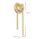 trendor 28549 Women's Stud Earrings Gold-Plated 925 Silver 5