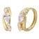 trendor 28493 Women's Hoop Earrings Gold-Plated 925 Silver Ø 16.5 mm 1