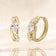 trendor 28493 Women's Hoop Earrings Gold-Plated 925 Silver Ø 16.5 mm 3
