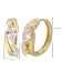 trendor 28493 Women's Hoop Earrings Gold-Plated 925 Silver Ø 16.5 mm 5