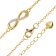 trendor 28443 Damen-Armband Unendlichkeit 925 Silber Vergoldet 3