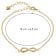 trendor 28443 Damen-Armband Unendlichkeit 925 Silber Vergoldet 5