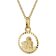 trendor 28748 Kinder-Anhänger Amor Gold 333/8K + vergoldete Silberkette 1