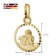 trendor 28748 Kinder-Anhänger Amor Gold 333/8K + vergoldete Silberkette 6