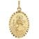 trendor 28960 Christophorus Anhänger Gold 333/8K Mit Vergoldeter Silberkette 2