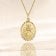 trendor 28960 Christophorus Anhänger Gold 333/8K Mit Vergoldeter Silberkette 4