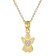 trendor 28974 Engel-Anhänger Gold 333 mit Vergoldeter Silberkette für Kinder 1