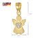 trendor 28974 Engel-Anhänger Gold 333 mit Vergoldeter Silberkette für Kinder 6