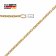 trendor 28804 Women's Necklace 925 Silver Gold-Plated Fine Anchor Chain 1.3 mm 4