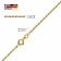 trendor 28995 Herren-Kette 925 Silber Vergoldet Ankerkette 1,6 mm breit 3