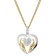 trendor 21092 Necklace With Gratitude Pendant 925 Silver Two-Colour 1