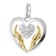 trendor 21092 Necklace With Gratitude Pendant 925 Silver Two-Colour 2