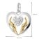 trendor 21092 Necklace With Gratitude Pendant 925 Silver Two-Colour 5