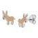 trendor 21096 Kid's Stud Earrings Donkey 925 Silver 1
