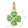 trendor 21144 Girls Necklace Gold Plated 925 Silver With Clover Pendant 6