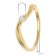 trendor 21148 Women's Ring Gold 333/8K With Cubic Zirconia 4