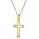 trendor 21158 Kreuz-Anhänger Gold 333 (8K) mit vergoldeter Silberkette 1
