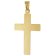 trendor 21160 Kreuz-Anhänger Gold 333/8K mit vergoldeter Herren-Silberkette 3