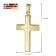 trendor 21161 Cross Pendant 585 Gold (14K) 21 mm 4
