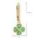 trendor 21154 Children's Drop Earrings Clover Gold Plated 925 Sterling Silver 5