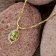 trendor 21191 Gold-Anhänger 333/8K mit Peridot an vergoldeter Silberkette 4