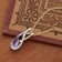trendor 21198 Damen Gold-Anhänger 333 Bicolor Amethyst mit vergoldeter Kette 4