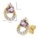 trendor 21180 Damen-Ohrringe Gold 333 / 8K Ohrstecker mit Amethyst 5