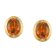 trendor 21346-10 Ladies Earrings Gold-Plated Silver Orange-Red 2