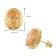trendor 70-1052-17 Women's Earrings Gold-Plated 925 Silver Cubic Zirconia 4