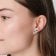trendor 21362-03 Women's Stud Earrings 925 Silver Light Blue Cubic Zirconia 4