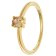 trendor 21370-17 Women's Ring 333 Gold (8k) Oval Cubic Zirconia Champagne 1