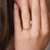 trendor 21370-17 Women's Ring 333 Gold (8k) Oval Cubic Zirconia Champagne 3
