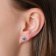 trendor 21404-05 Women's Stud Earrings 925 Silver Cubic Zirkonia Sapphire Blu 4