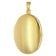 trendor 21555 Medaillon Anhänger Oval 925 Silber Vergoldet 26 x 19 mm 1