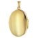 trendor 21555 Medaillon Anhänger Oval 925 Silber Vergoldet 26 x 19 mm 2